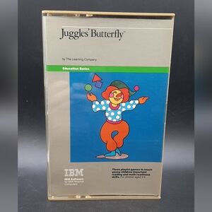 Juggles Butterfly IBM Corp 1983 Learning Company Vintage Computer Software